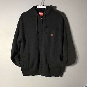 Coleman Black Men's Zip-Up Sweater Size Large